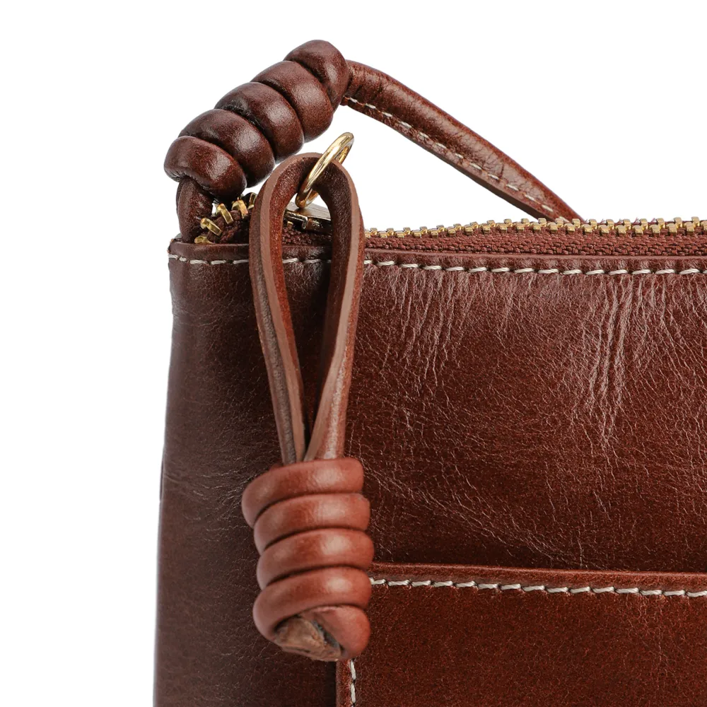 Bolsa Transversal Couro Marrom - imagem 5
