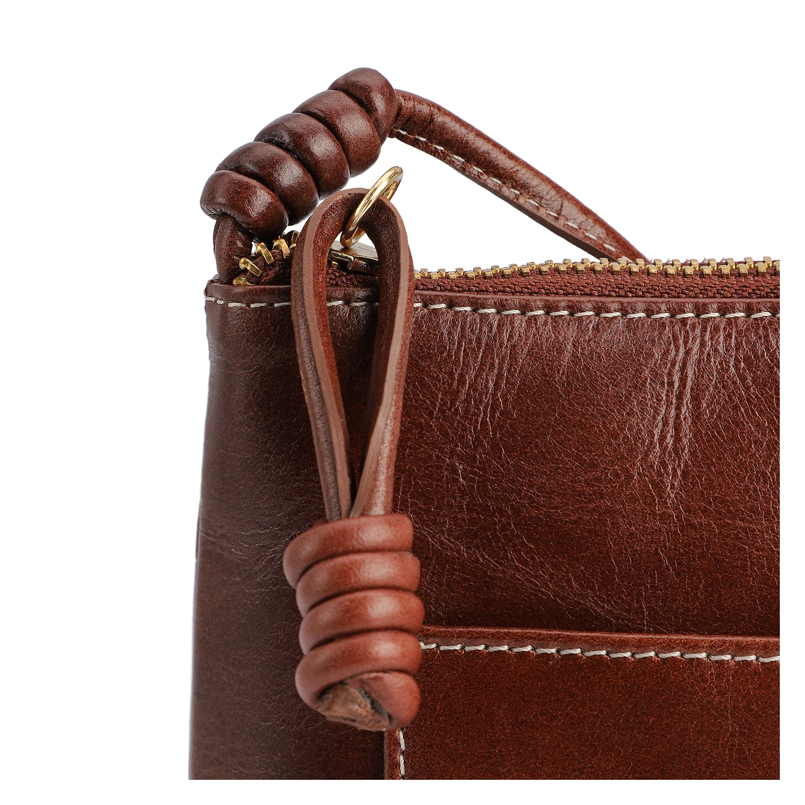 Bolsa Transversal Couro Marrom