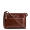 Bolsa Transversal Couro Marrom - imagem 1