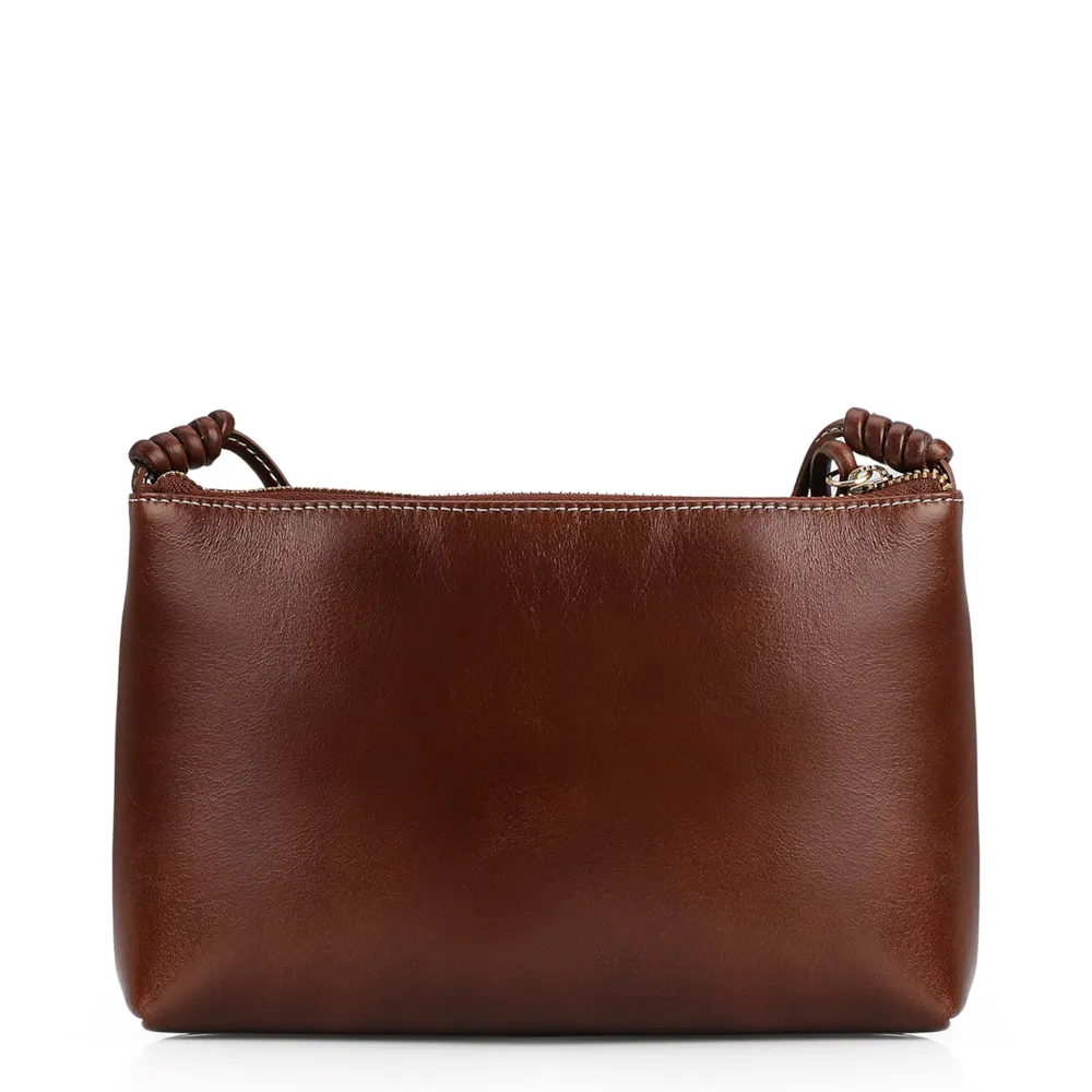 Bolsa Transversal Couro Marrom - imagem 3