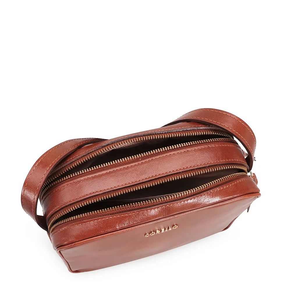 Bolsa Transversal Couro Marrom - imagem 4