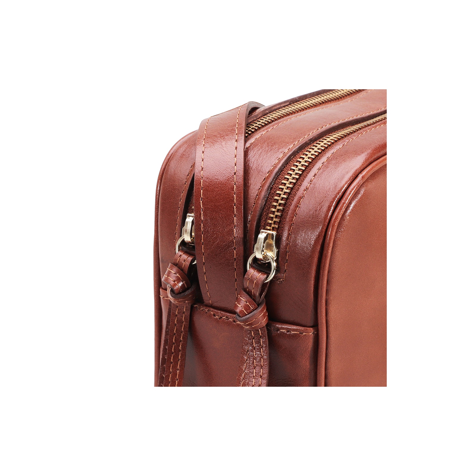 Bolsa Transversal Couro Marrom