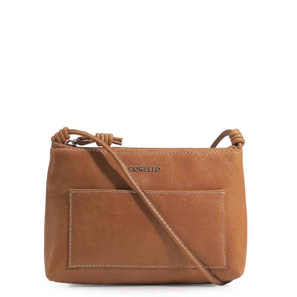 Bolsa Transversal Couro Marrom