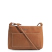 Bolsa Transversal Couro Marrom - imagem 1