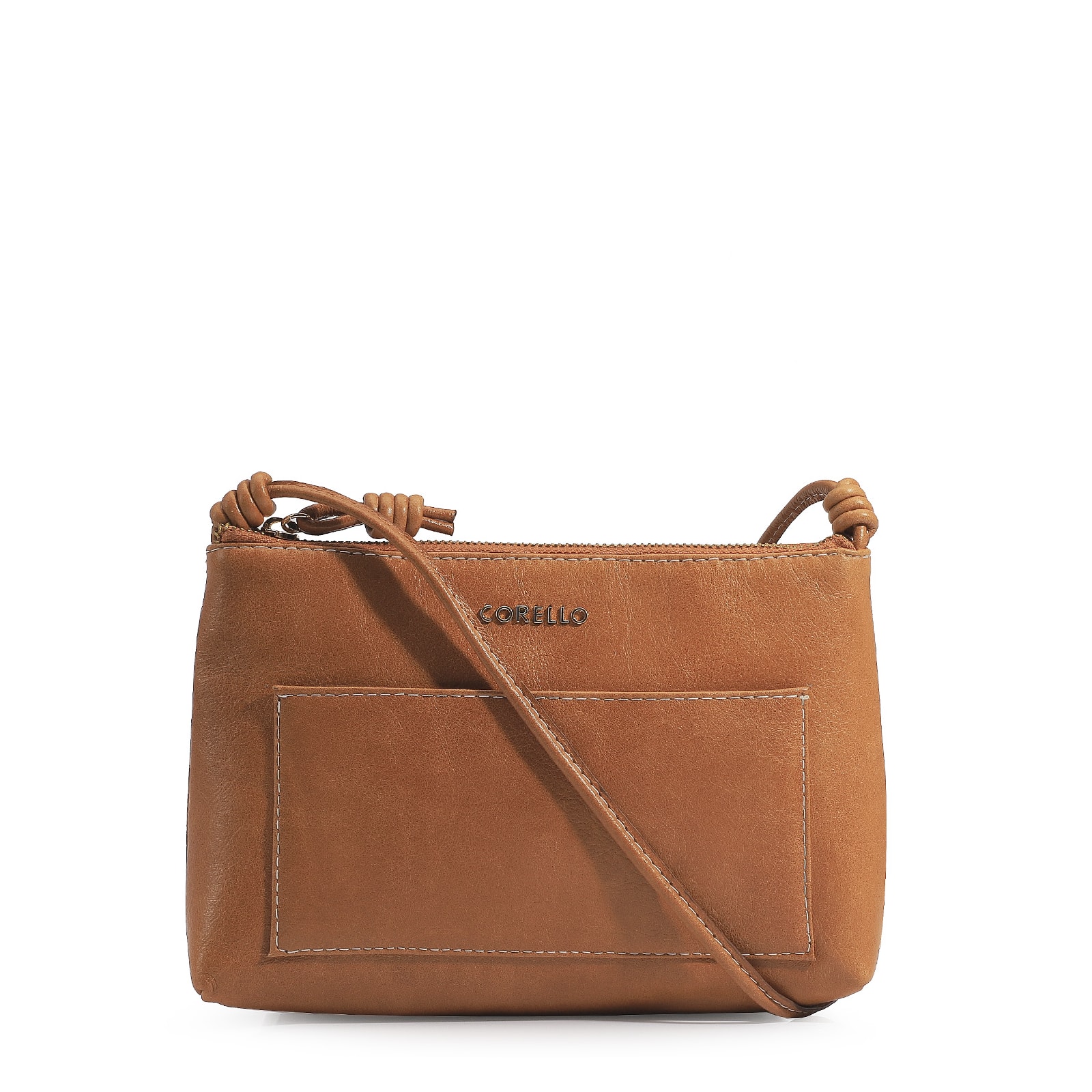 Bolsa Transversal Couro Marrom