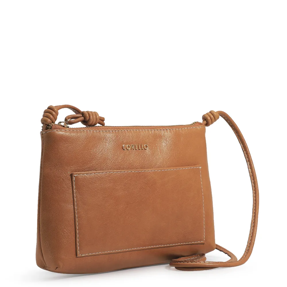 Bolsa Transversal Couro Marrom - imagem 2