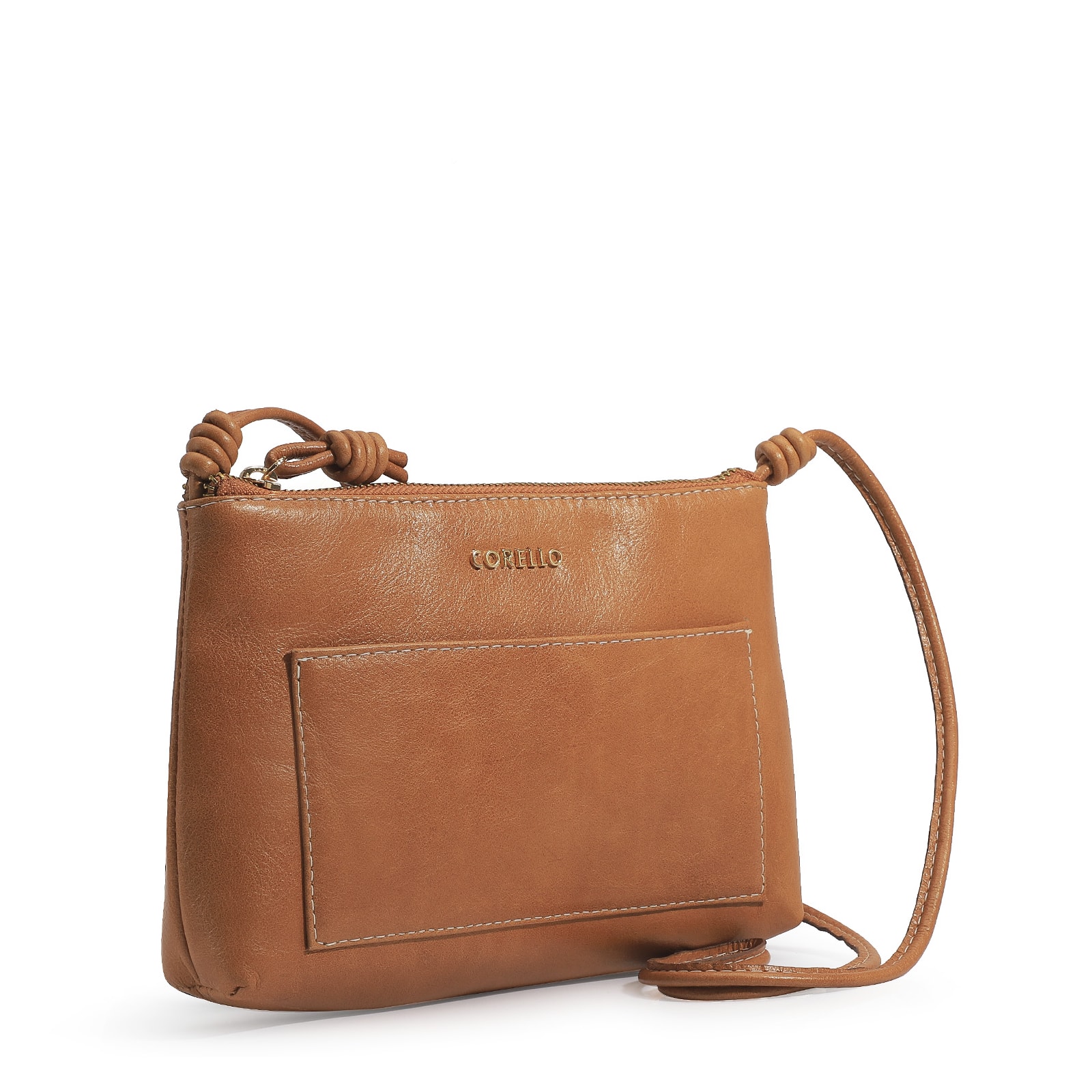 Bolsa Transversal Couro Marrom