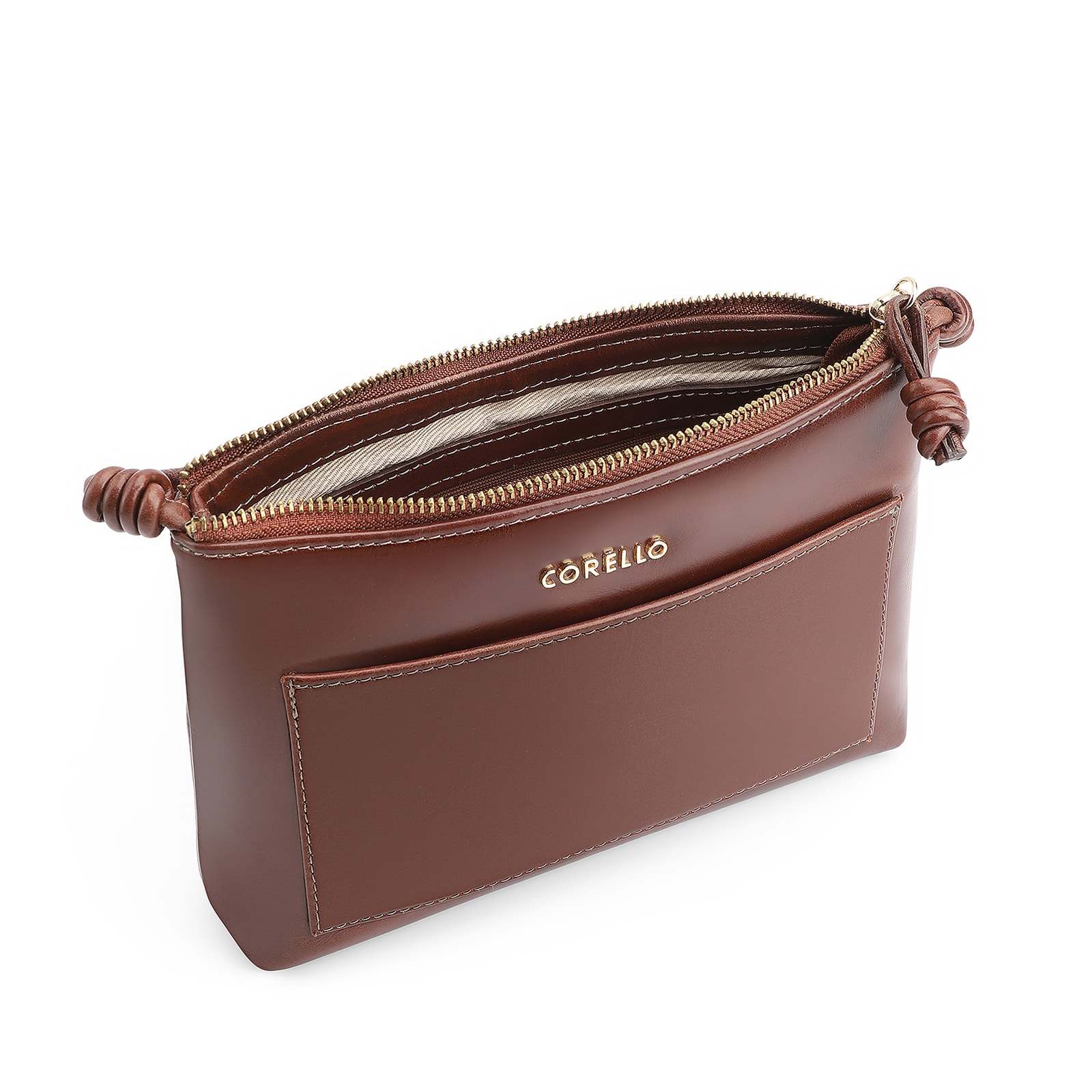 Bolsa Transversal Couro Marrom