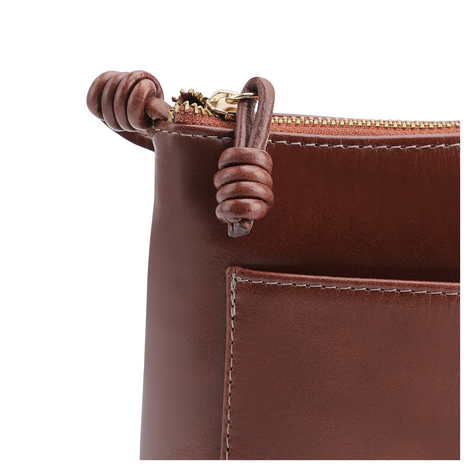 Bolsa Transversal Couro Marrom