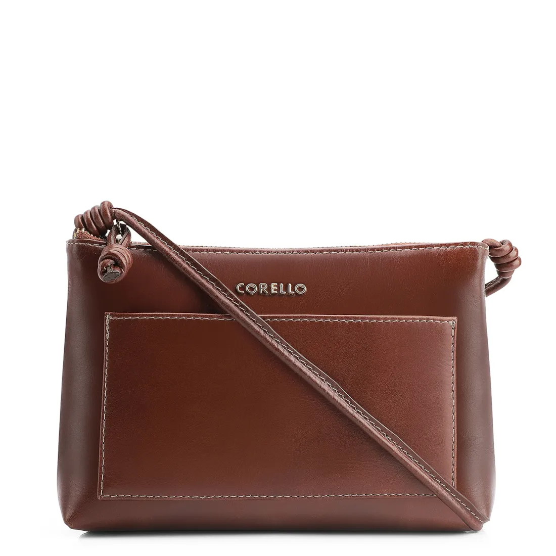 Bolsa Transversal Couro Marrom