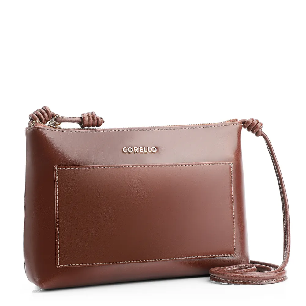 Bolsa Transversal Couro Marrom - imagem 2