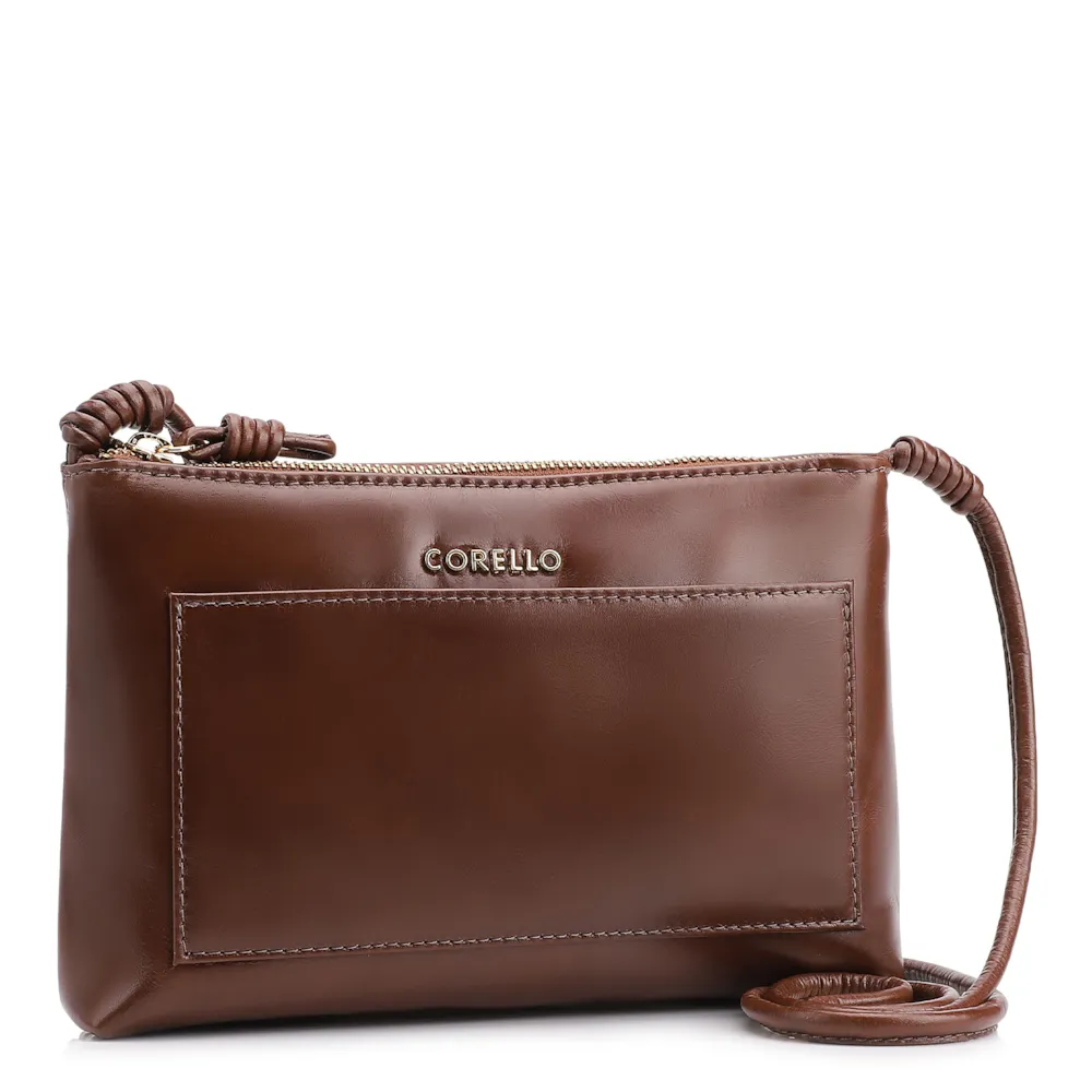 Bolsa Transversal Couro Marrom - imagem 3