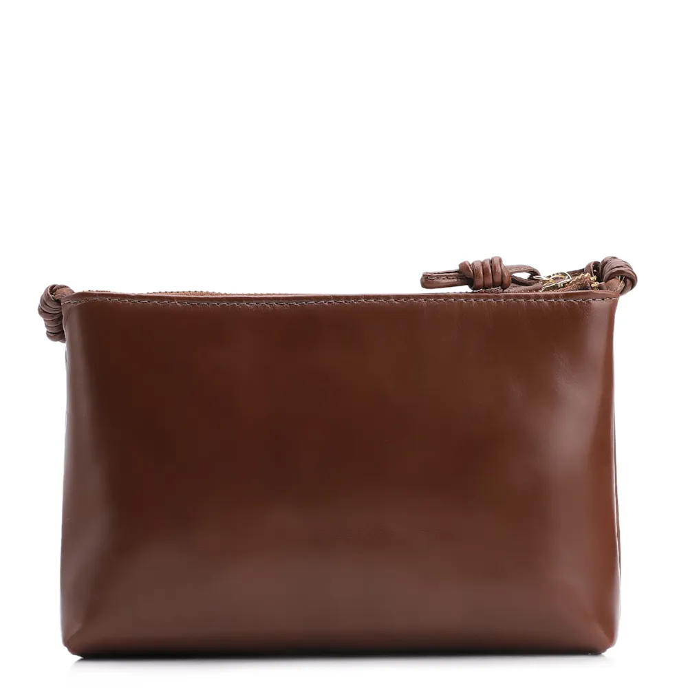 Bolsa Transversal Couro Marrom - imagem 4