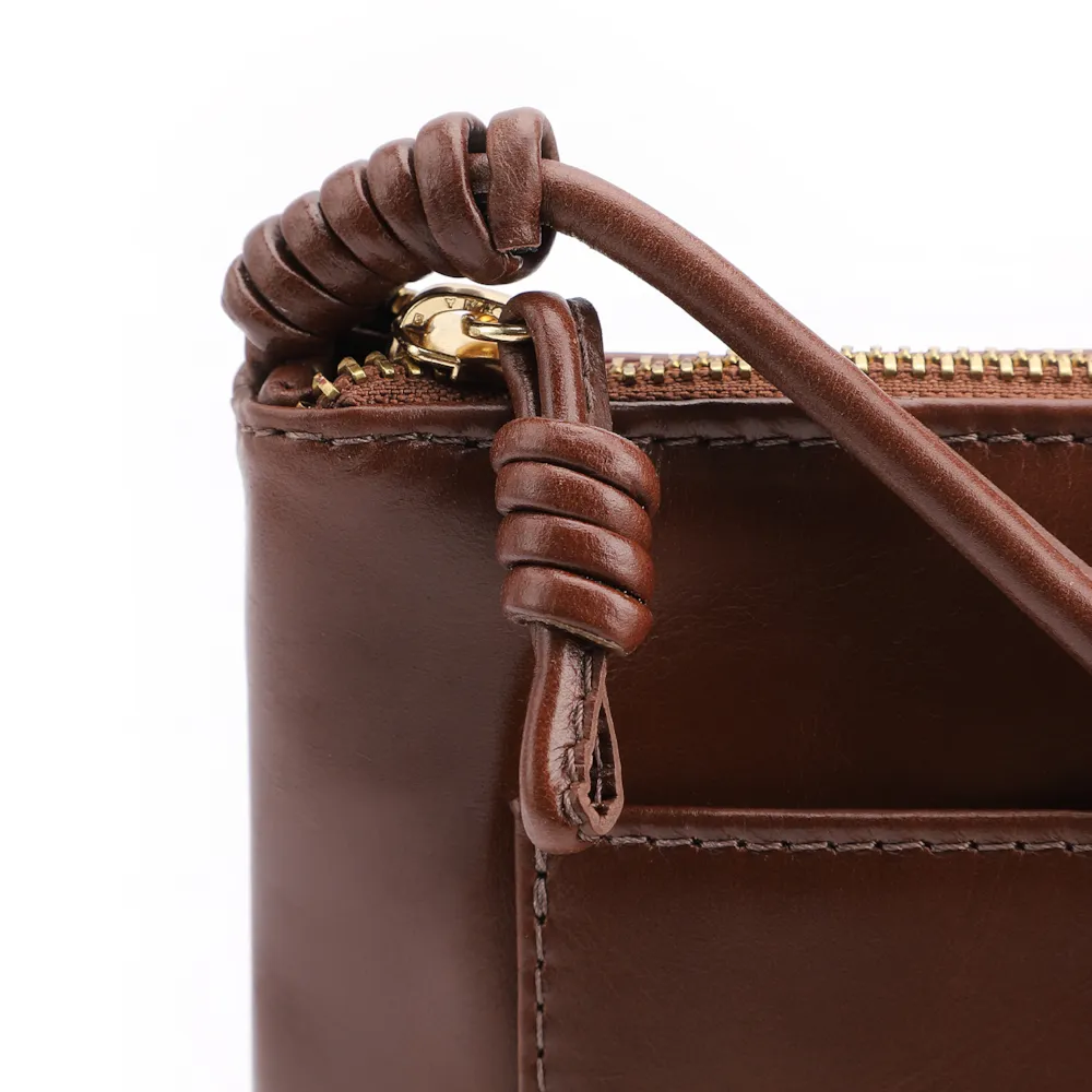 Bolsa Transversal Couro Marrom - imagem 6