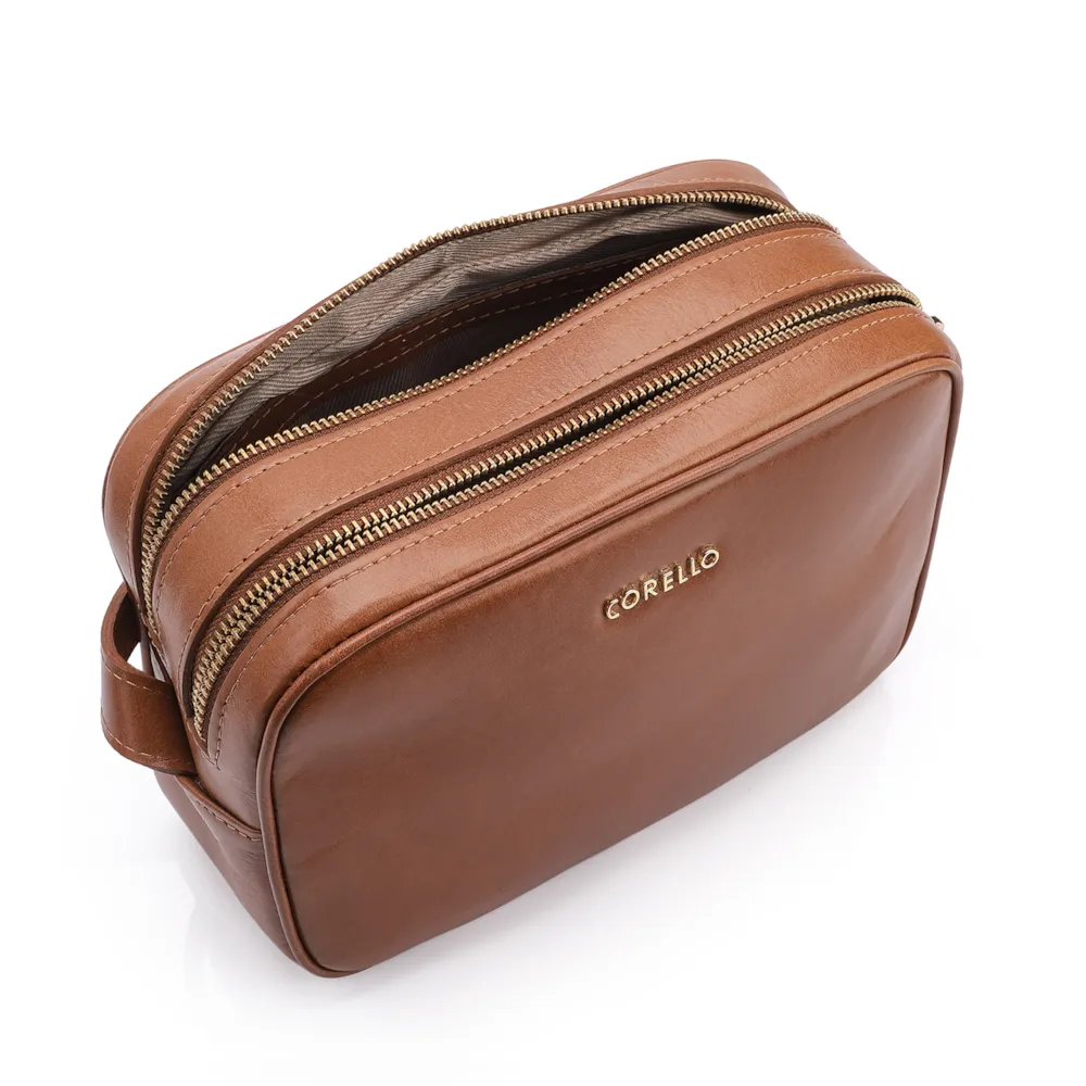 Bolsa Transversal Couro Marrom - imagem 4