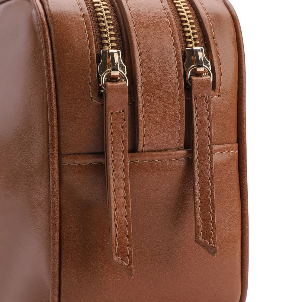 Bolsa Transversal Couro Marrom - imagem 5