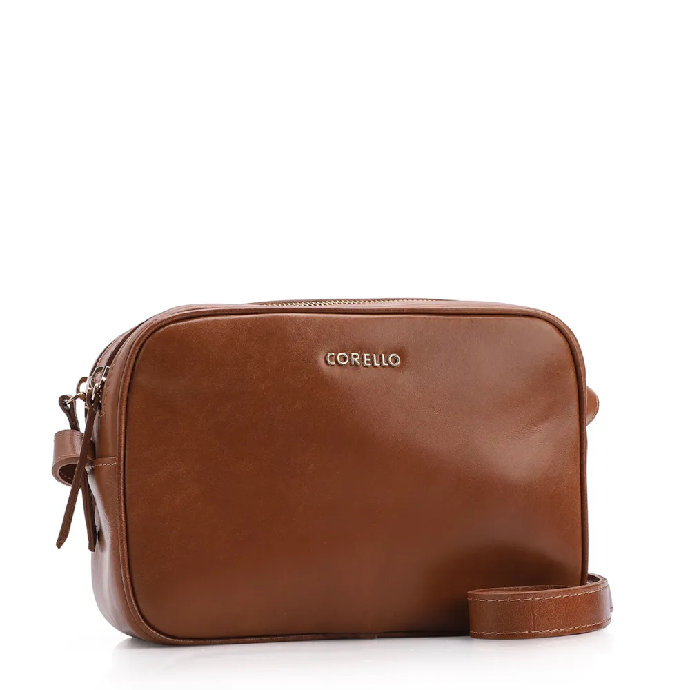Bolsa Transversal Couro Marrom - imagem 2
