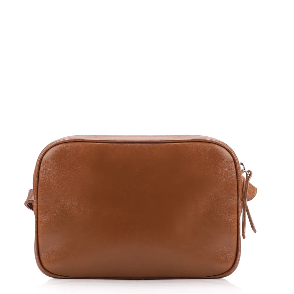 Bolsa Transversal Couro Marrom - imagem 3