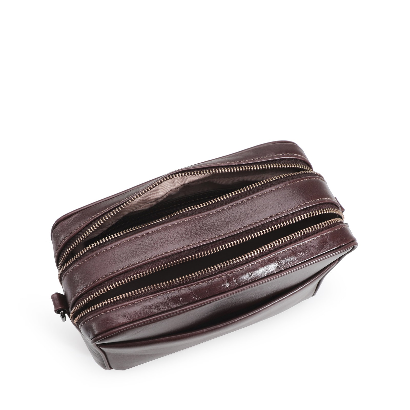 Bolsa Transversal Couro Marrom