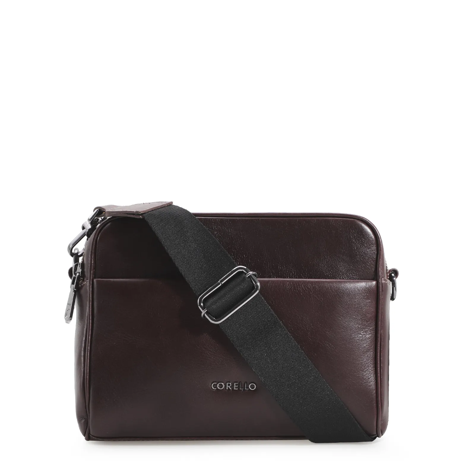 Bolsa Transversal Couro Marrom