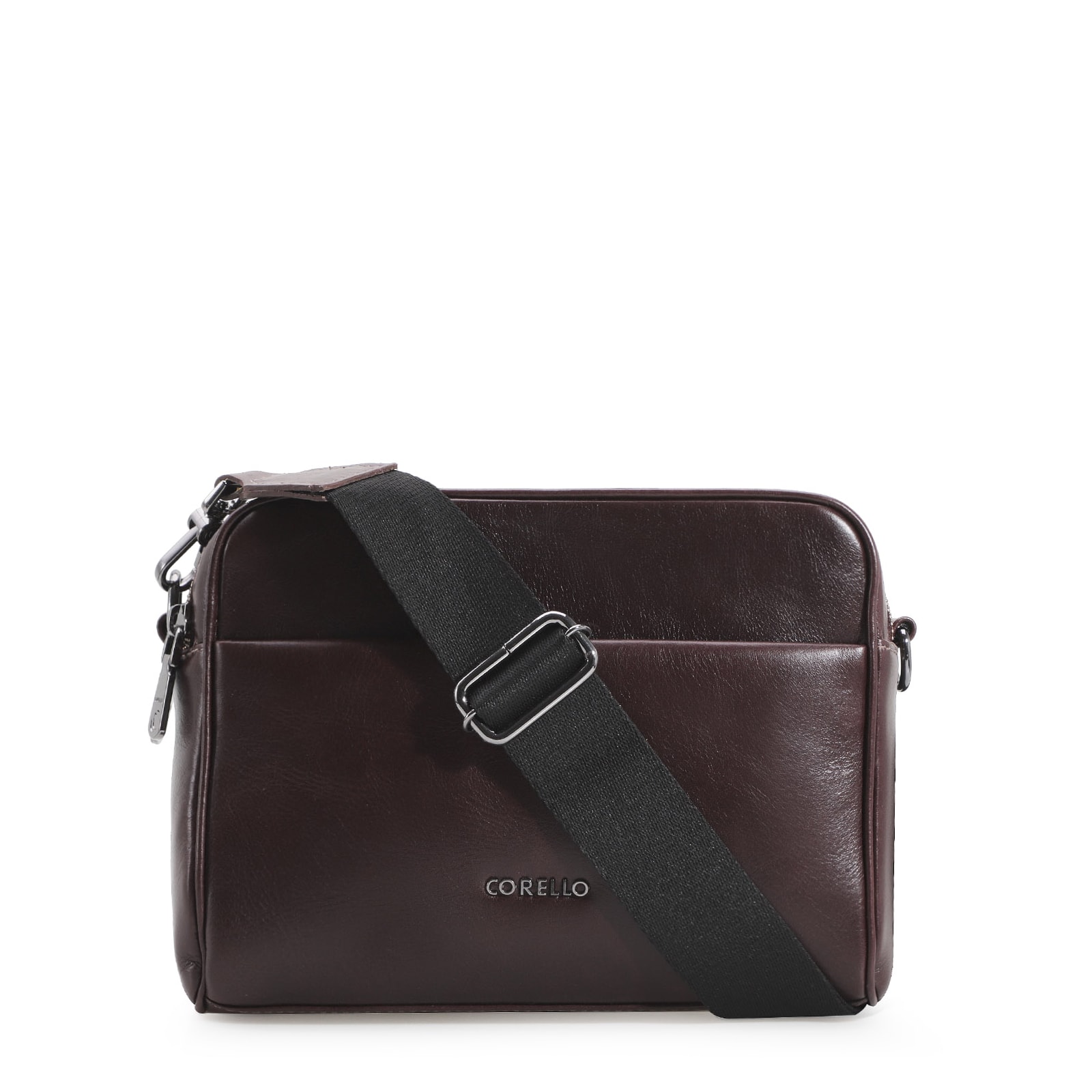 Bolsa Transversal Couro Marrom