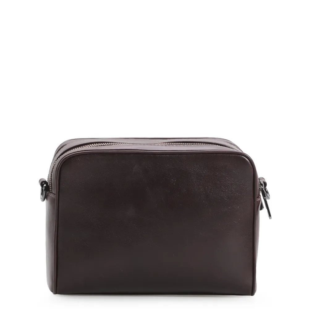 Bolsa Transversal Couro Marrom - imagem 3