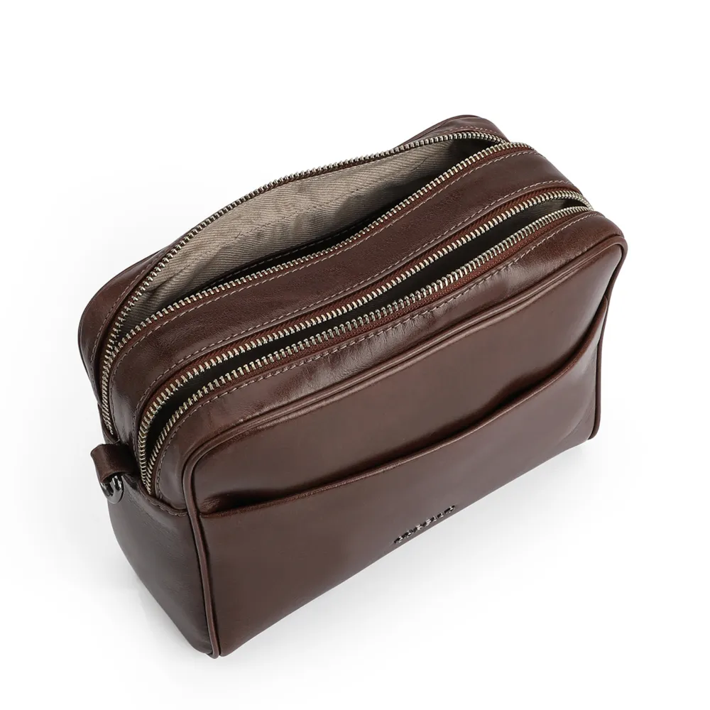Bolsa Transversal Couro Marrom - imagem 4