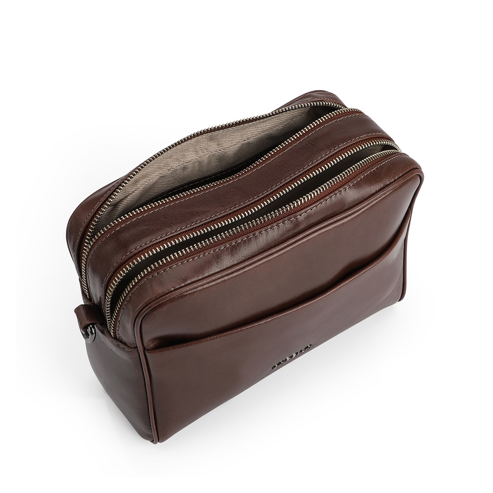 Bolsa Transversal Couro Marrom