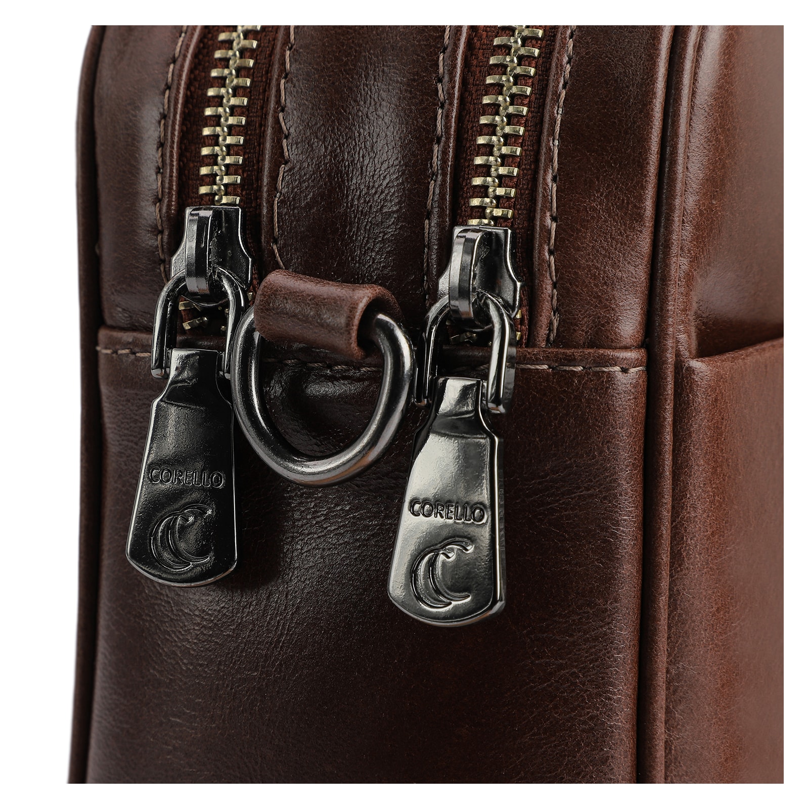 Bolsa Transversal Couro Marrom