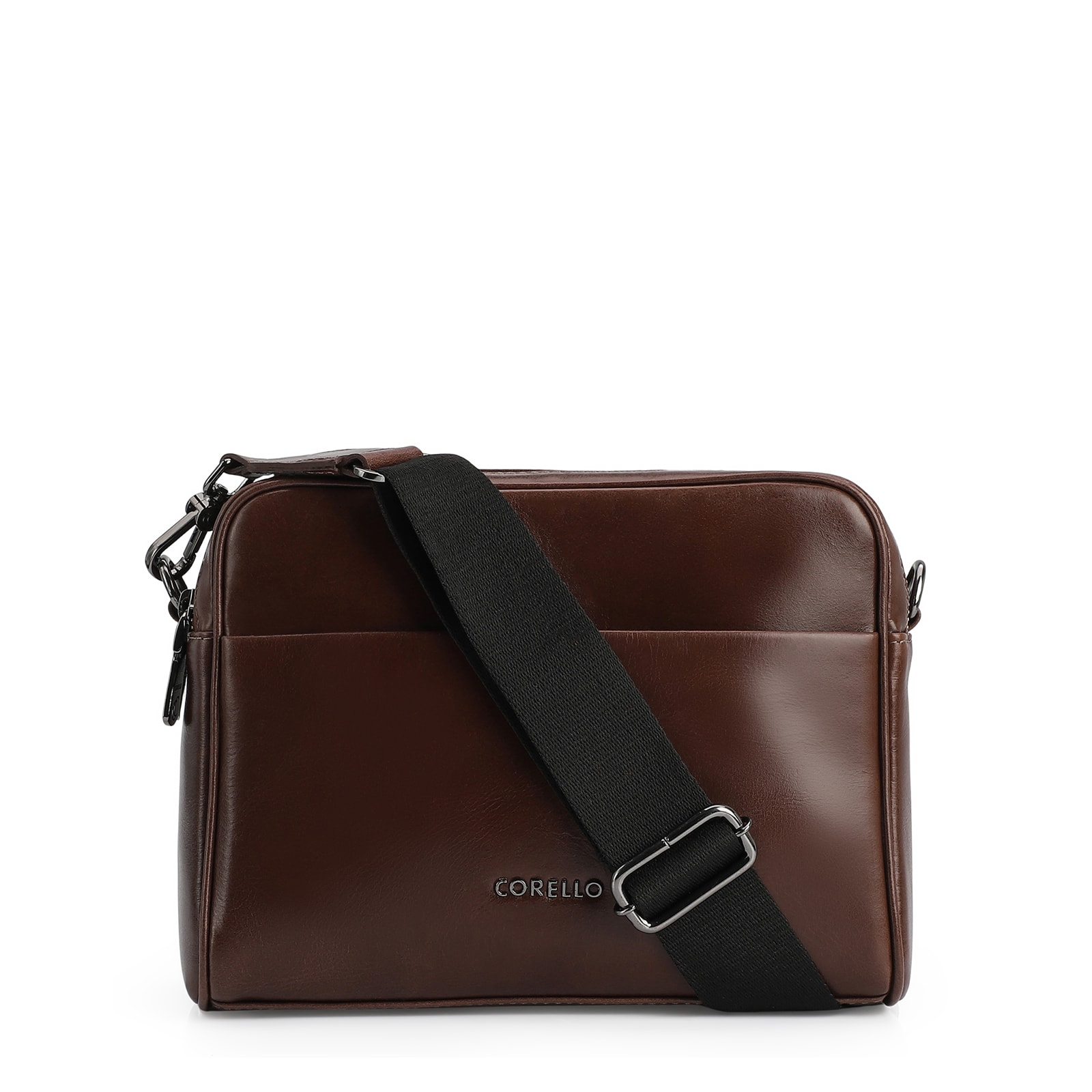 Bolsa Transversal Couro Marrom