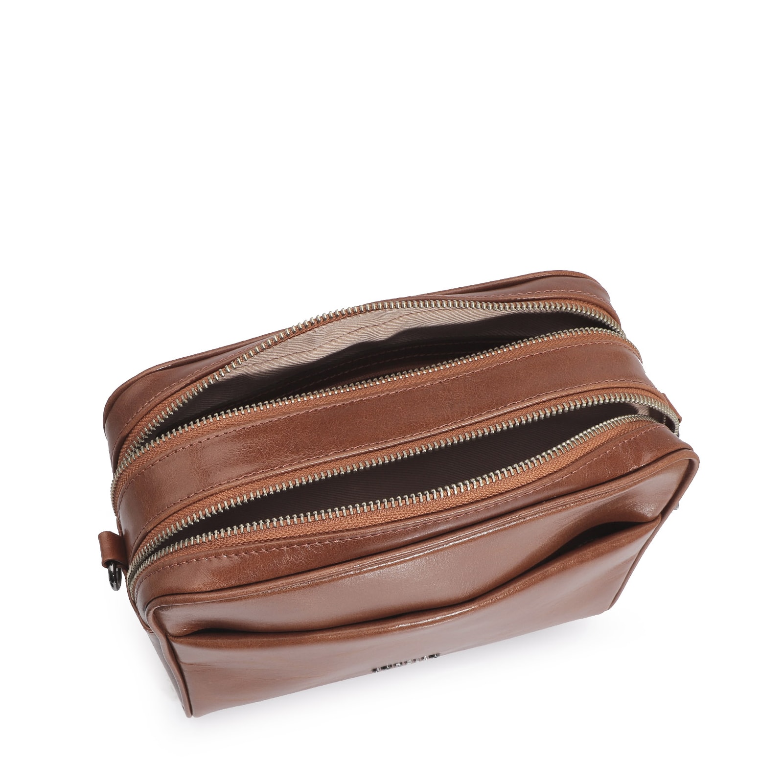 Bolsa Transversal Couro Marrom