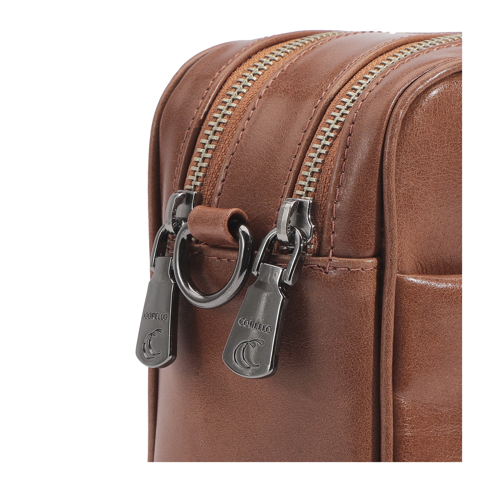 Bolsa Transversal Couro Marrom