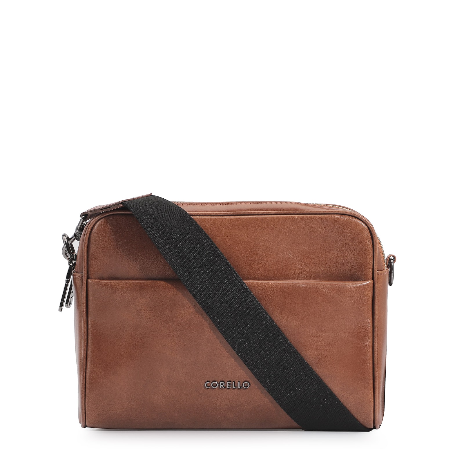 Bolsa Transversal Couro Marrom