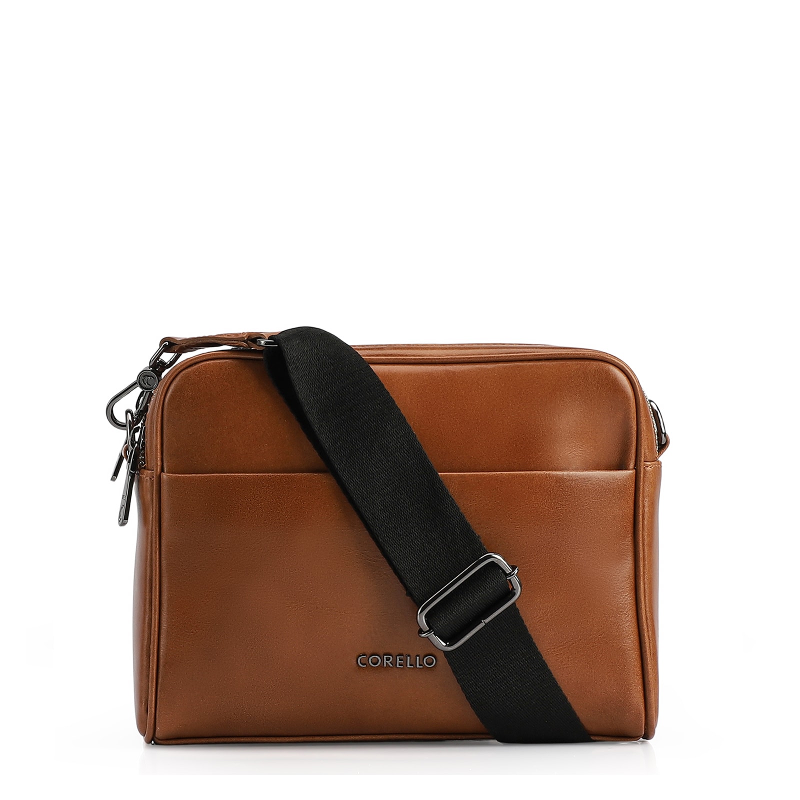 Bolsa Transversal Couro Marrom