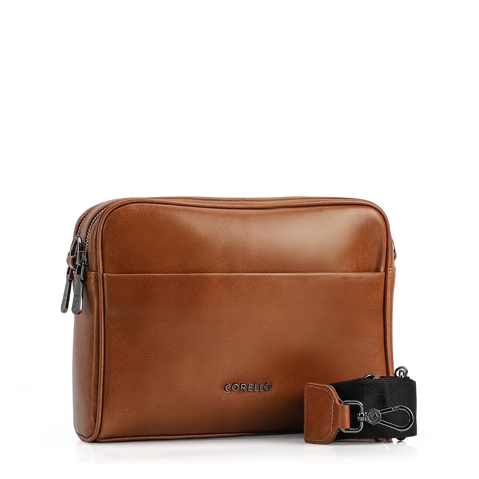 Bolsa Transversal Couro Marrom
