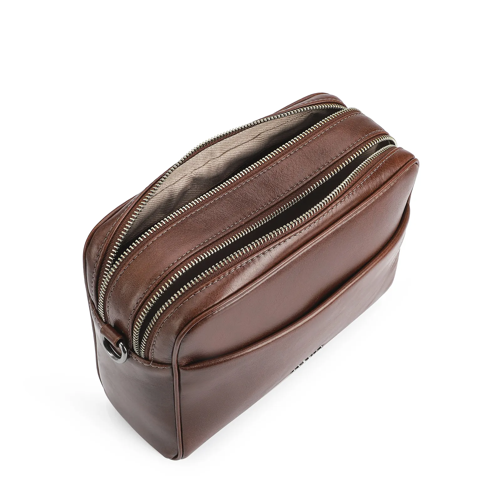 Bolsa Transversal Couro Marrom
