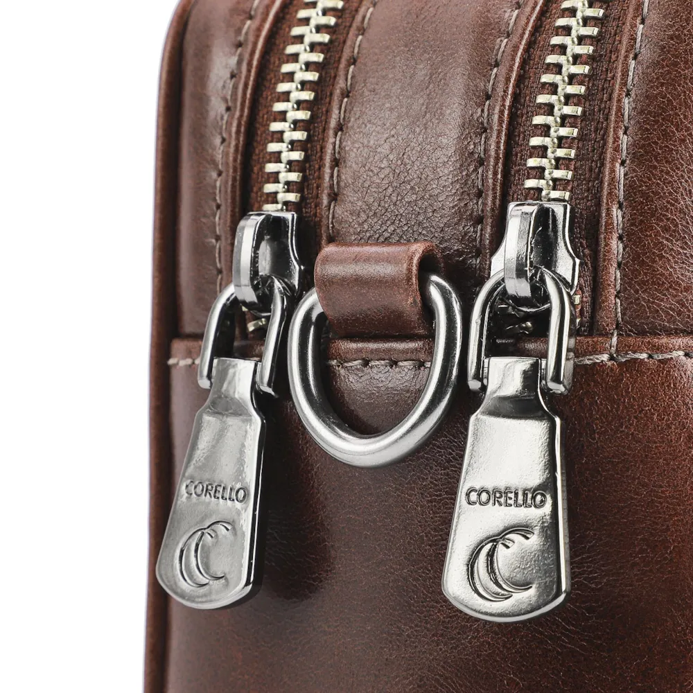 Bolsa Transversal Couro Marrom - imagem 5