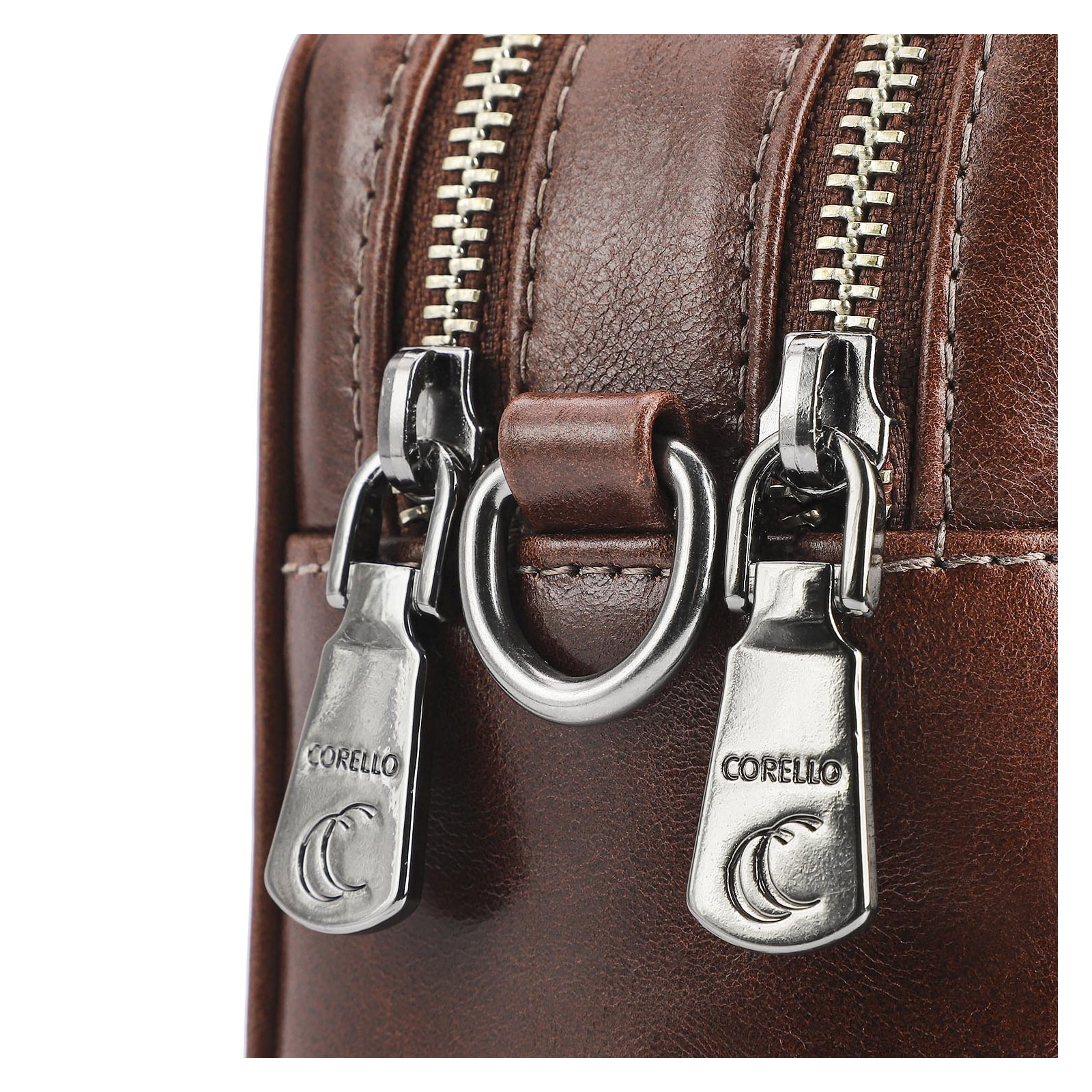 Bolsa Transversal Couro Marrom
