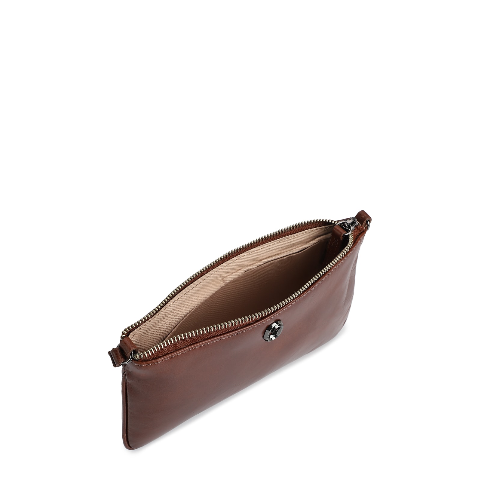 Bolsa Transversal Couro Marrom