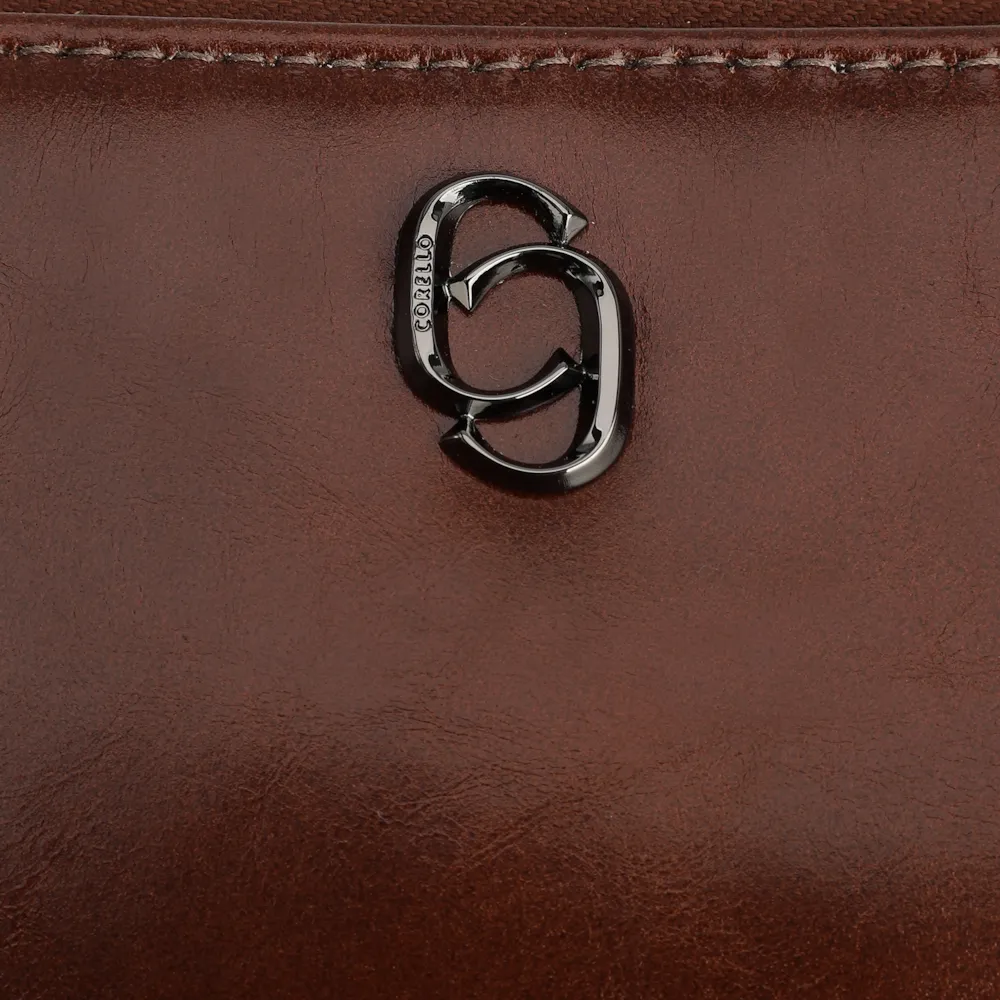 Bolsa Transversal Couro Marrom - imagem 6