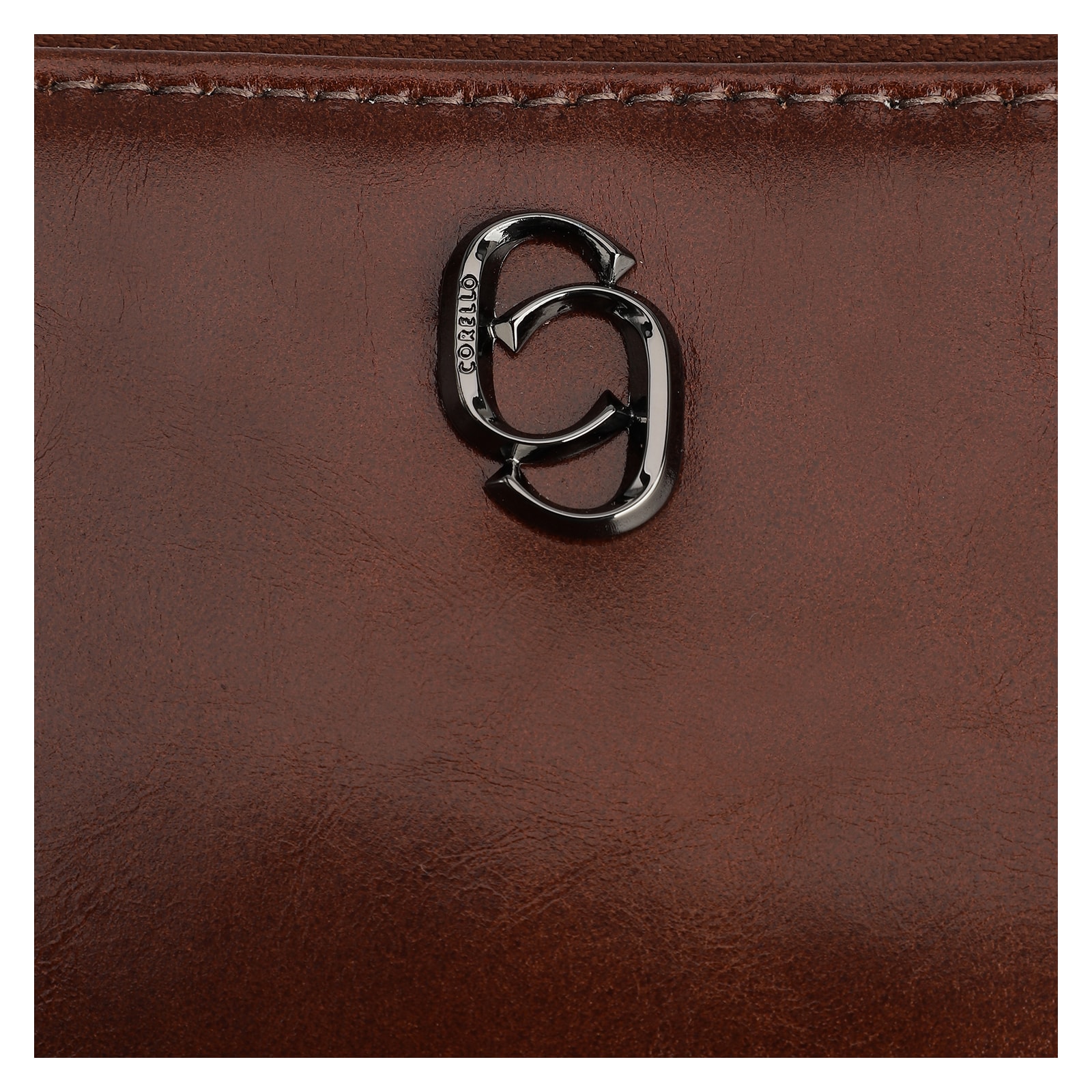 Bolsa Transversal Couro Marrom