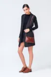 Bolsa Transversal Couro Marrom - imagem 7