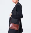 Bolsa Transversal Couro Marrom - imagem 2