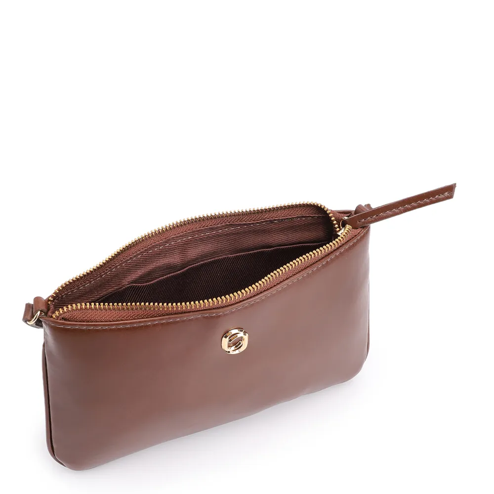 Bolsa Transversal Couro Marrom - imagem 5