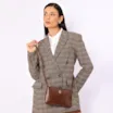 Bolsa Transversal Couro Marrom - imagem 2