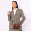 Bolsa Transversal Couro Marrom - imagem 2