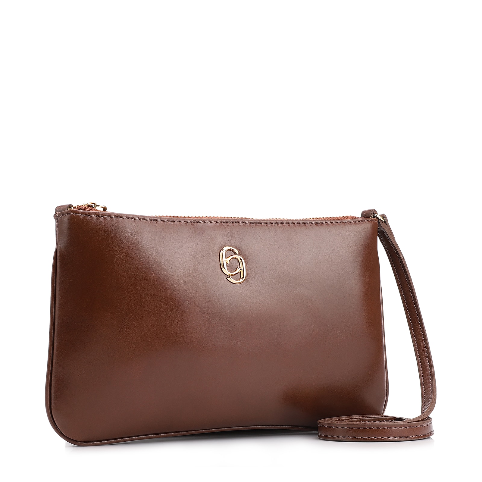 Bolsa Transversal Couro Marrom