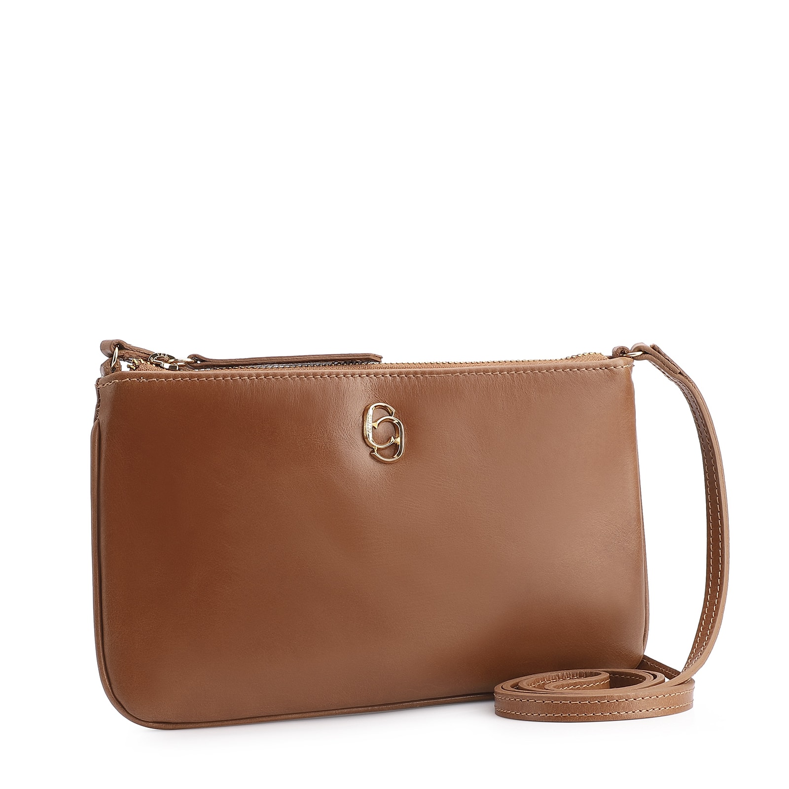 Bolsa Transversal Couro Marrom