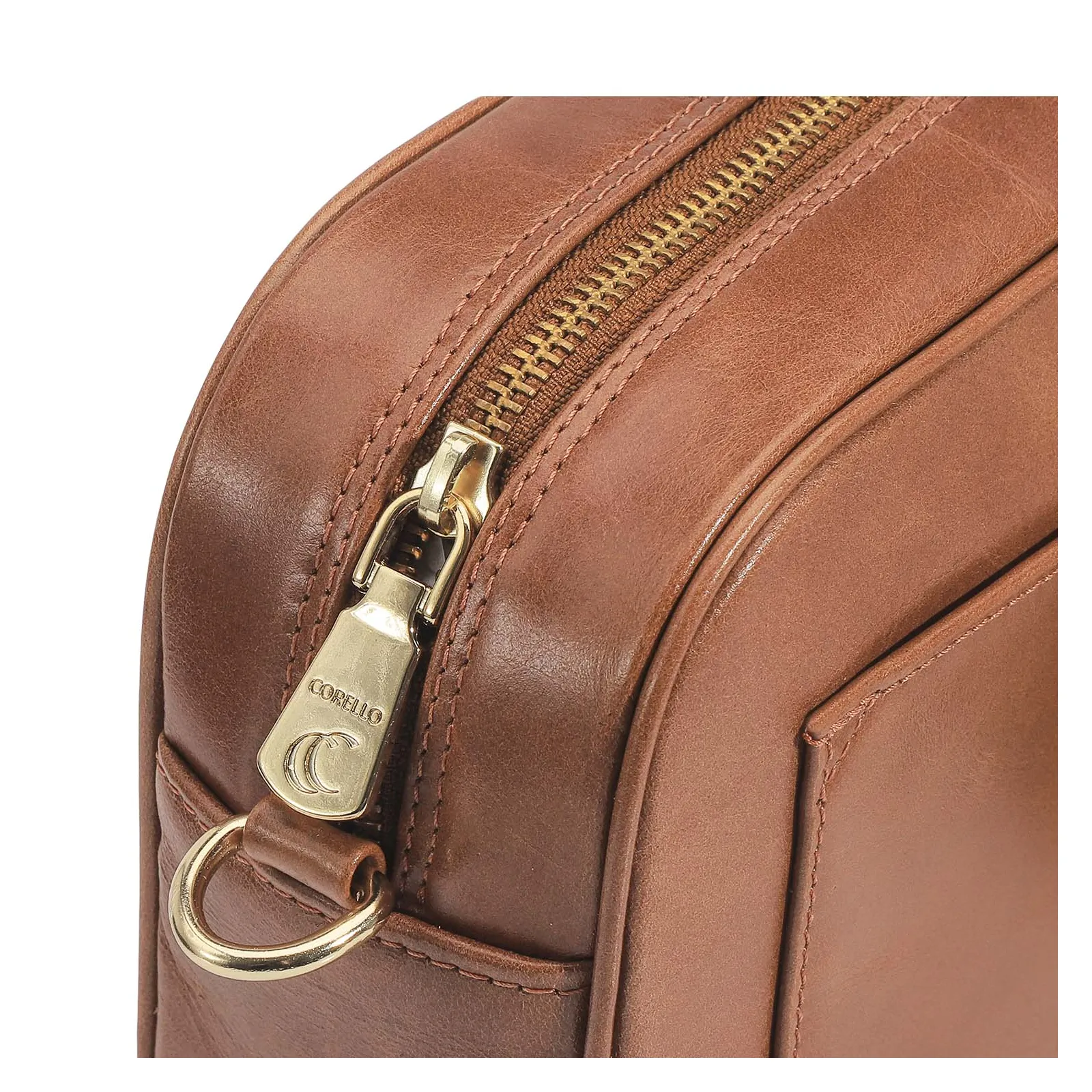 Bolsa Transversal Couro Marrom