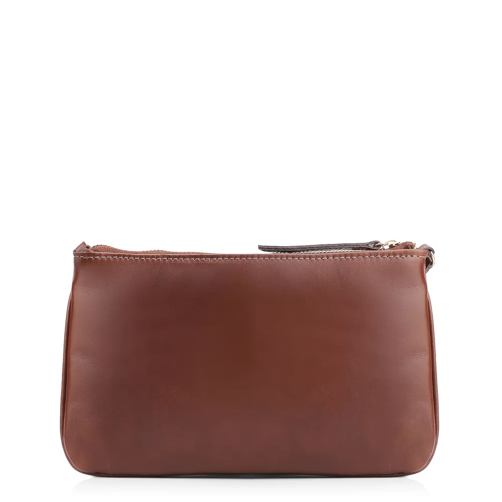 Bolsa Transversal Couro Marrom - imagem 3